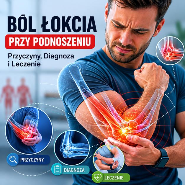 Ból łokcia przy podnoszeniu ciężarów