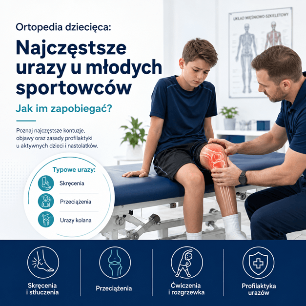 Urazy ortopedyczne u młodych sportowców