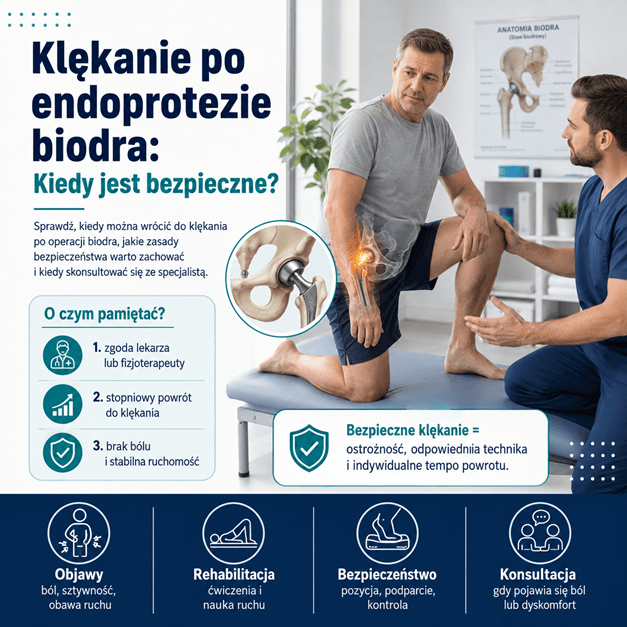klękanie po endoprotezie biodra
